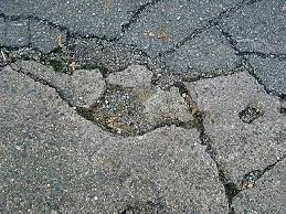 fixing broken asphalt