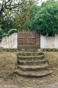 wooden gates