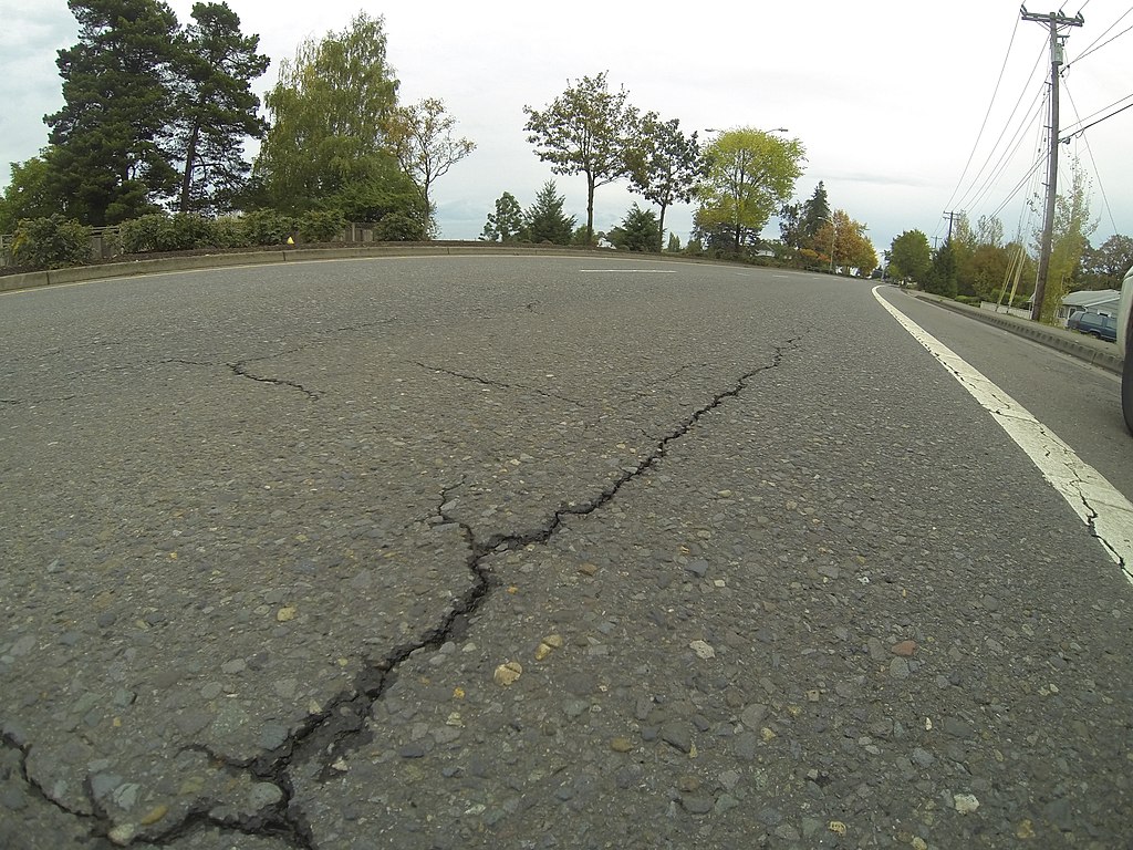 pavement cracks